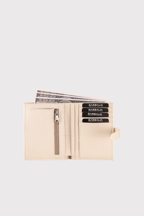 Zoozie Bags Helsinki Parlak - Cartera de Piel PU para Mujer, Color Crema